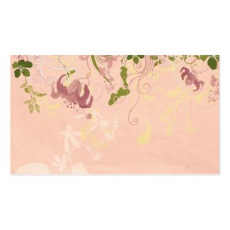 Retro flowers Profile Card profilecard