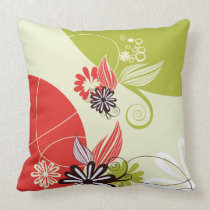 Retro flowers pillows