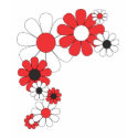 Retro Flowers t-shirts