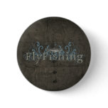 Retro Fly Fishing Buttons