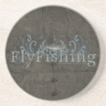 Retro Fly Fishing Drink Coasters