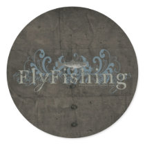 Retro Fly Fishing stickers