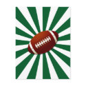 RETRO FOOTBALL postcard
