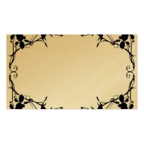 Retro frame Profile Card business cards