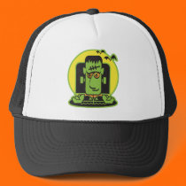 retro frankenstein design hats