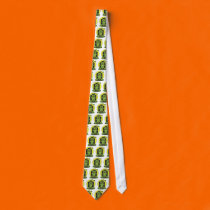 retro frankenstein design ties