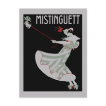 Retro French 1920s style Mistinguett 2 Post Cards