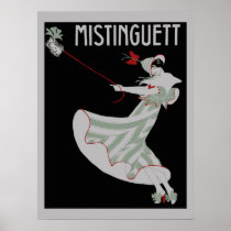 Retro French 1920s style Mistinguett 2 Print