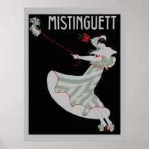 Retro French 1920s style Mistinguett 2 Print