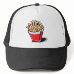 retro french fries design hats