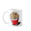 retro french fries design, retro french fries d... mugs by doonidesigns retro french fries design, retro french fries d... mugs
