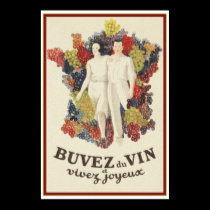 Retro French poster posters