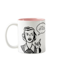 Retro Freudian Slip mugs