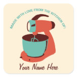 retro, vintage, kitchen, custom, template, mixer,