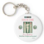 Retro 'Full Service Gas Station' Key Chain
