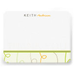 Retro Fun Scribbles Kids Thank You Card Custom Invitations