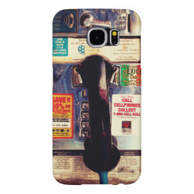 Retro Funny US Public Pay Phone - Cool and Unique Samsung Galaxy S6 Cases