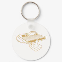 Retro Gamer Keychain by strk3 Retro Gamer Keychain