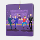 Retro Gay Bar Ceramic Ornament Zazzle
