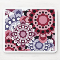 Retro Georgie Pink mousepads