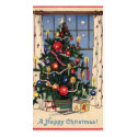 Retro Gift Tag-See Back business cards by forbes1954 Retro Gift Tag-See Back business cards