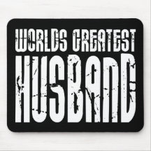 Retro Gifts for Husbands World's Greatest Husband Mousepad