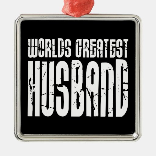 Retro Gifts for Husbands World's Greatest Husband Christmas Ornament