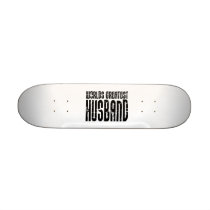 Retro Gifts for Husbands World's Greatest Husband Skate Decks