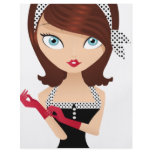 Retro Girl Personalized Flyer