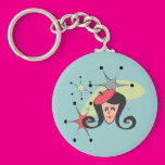 Retro Girl Red with Stars