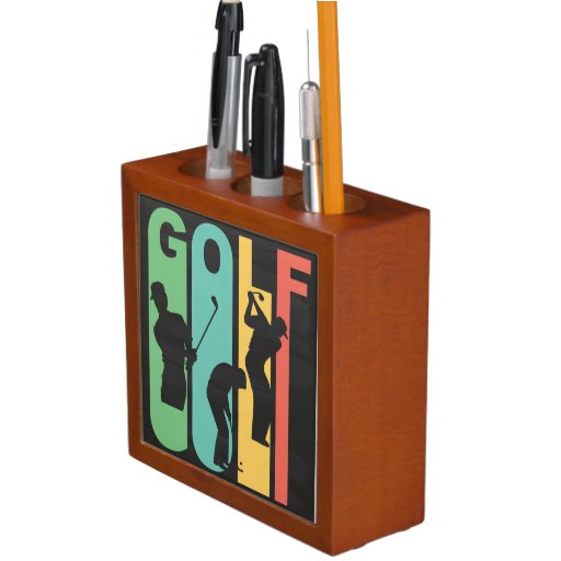 Retro Golf Pencil Holder Zazzle