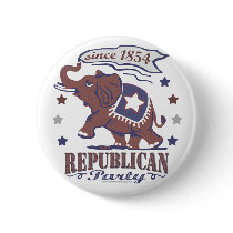 Retro GOP Button