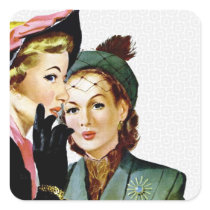 Retro Gossip Sticker