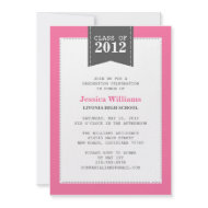 Retro Graduation invitation