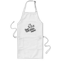 Retro Great Teachers Inspire Apron aprons