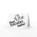 Retro Great Teachers Inspire Greeting Cards by teachertees Retro Great Teachers Inspire Greeting Cards