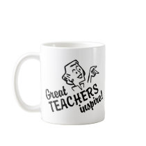 Retro Great Teachers Inspire Mug mugs