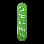 Retro - Green and White skateboards