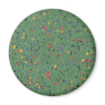Retro Green Confetti Speckled magnets by JuJuGarden Retro Green Confetti Speckled magnets