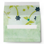 Retro Green Flowers