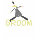 Retro Groom in Tuxedo t-shirts