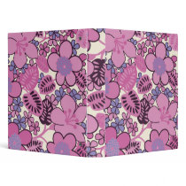 Retro Groovy Pink Binder by Regella Retro Groovy Pink Binder