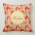 Retro Grunge Floral Reversible Relax Cushion american mojo pillows