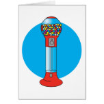 retro gumball machine card