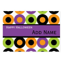 Retro Halloween Gift Tags business cards by Purple_Pumpkin Retro Halloween Gift Tags business cards