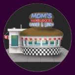 Retro Hamburger Stand