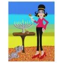 Retro Hanukkah and a Martini flyers by lynndarakosdesigns Retro Hanukkah and a Martini flyers