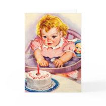 Retro Happy Birthday Card