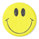 Retro Happy Face Magnet