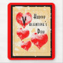 Retro Heart Valentine Mousepads